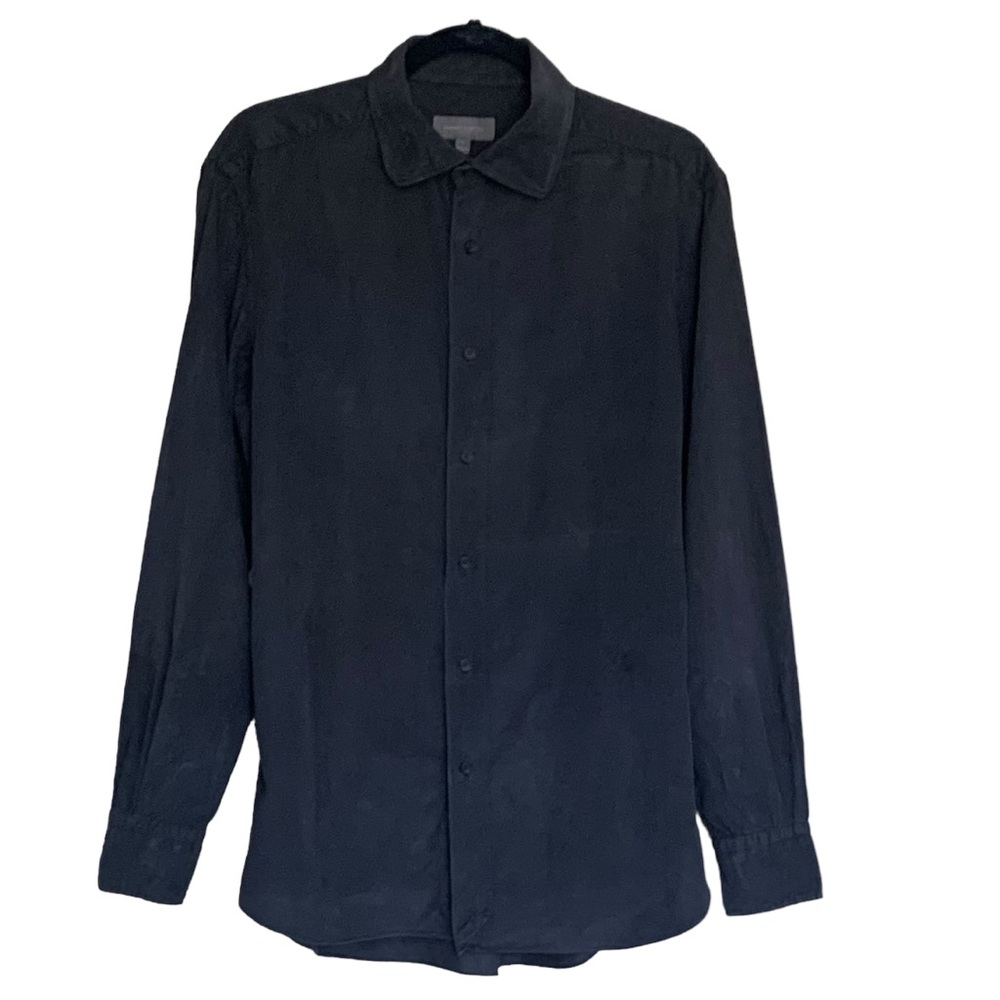 Neiman Marcus Blue Corduroy Shirt Sz L